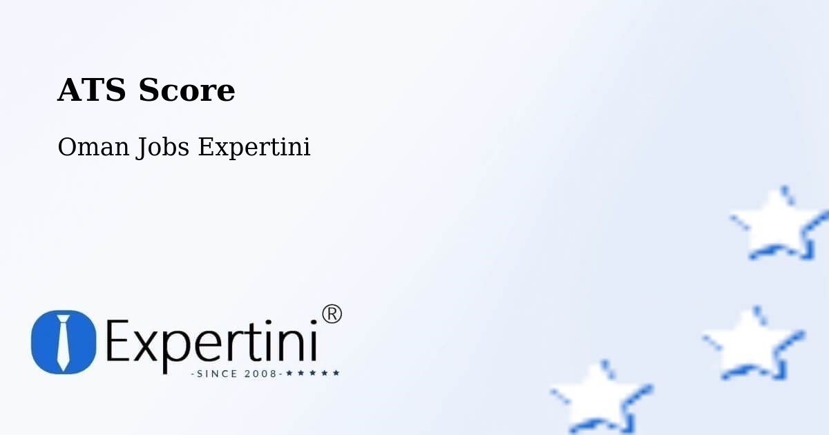 Resume ATS Score & Job Description Match Tool – Sohar - Oman Jobs Expertini